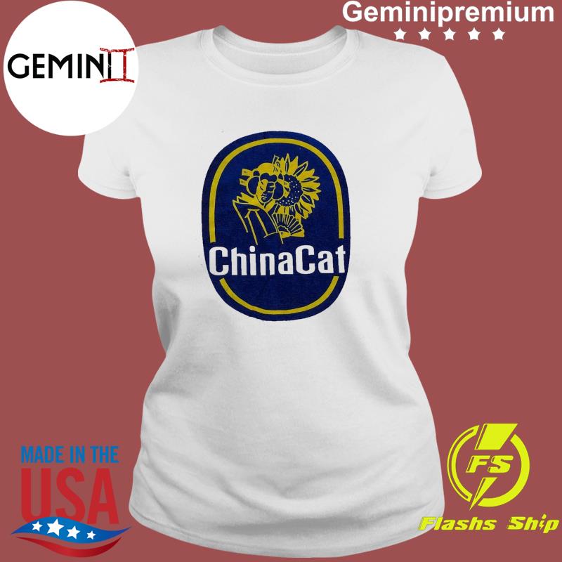 china cat sunflower tshirt
