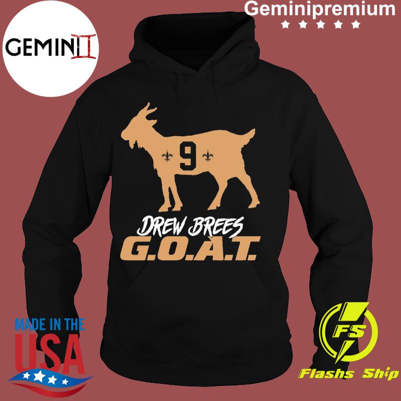 drew brees goat hoodie
