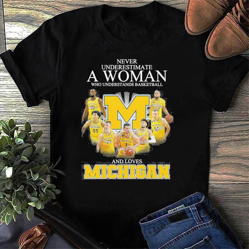 Michigan Wolverines Teams Basketball Never Underestimate A Woman And ...