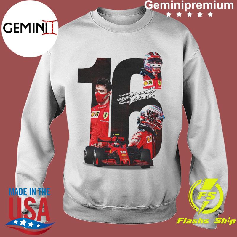 16 Charles Leclerc F1 Scuderia Ferrari Shirt, hoodie, longsleeve, sweater