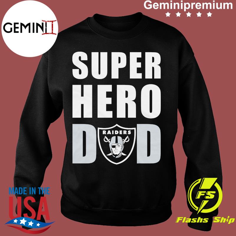 Nfl Las Vegas Raiders Superhero Dad Shirt