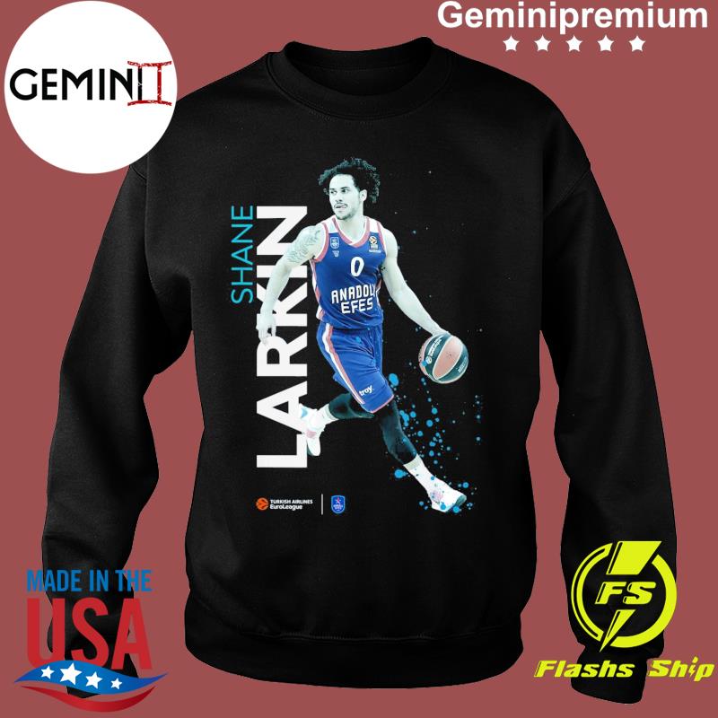 Shane Larkin Anadolu Efes Basketball Player Tshirt Official Licensed 