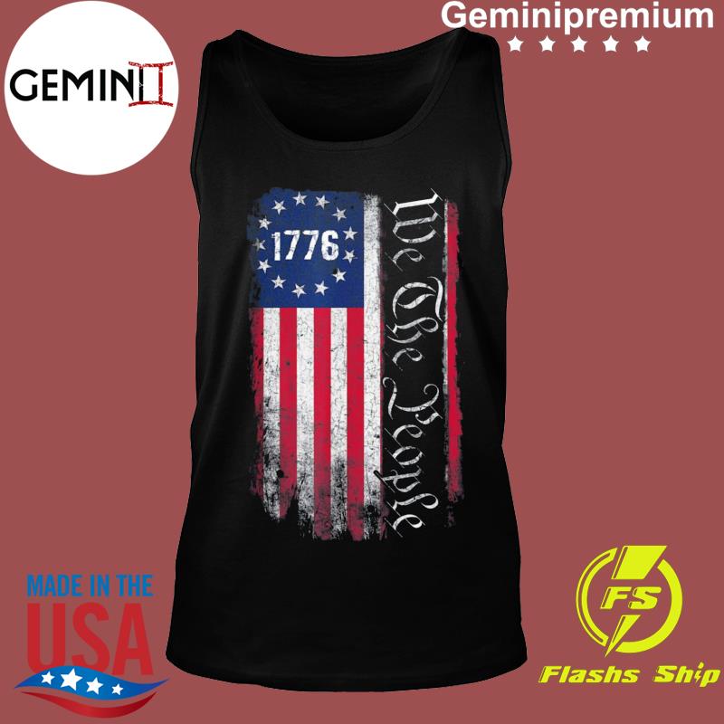 1776 Betsy Ross American Flag Tank Top