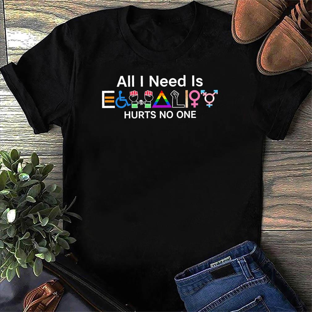 equality hurts no one t shirt