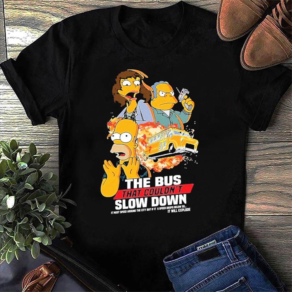 simpsons button down shirt