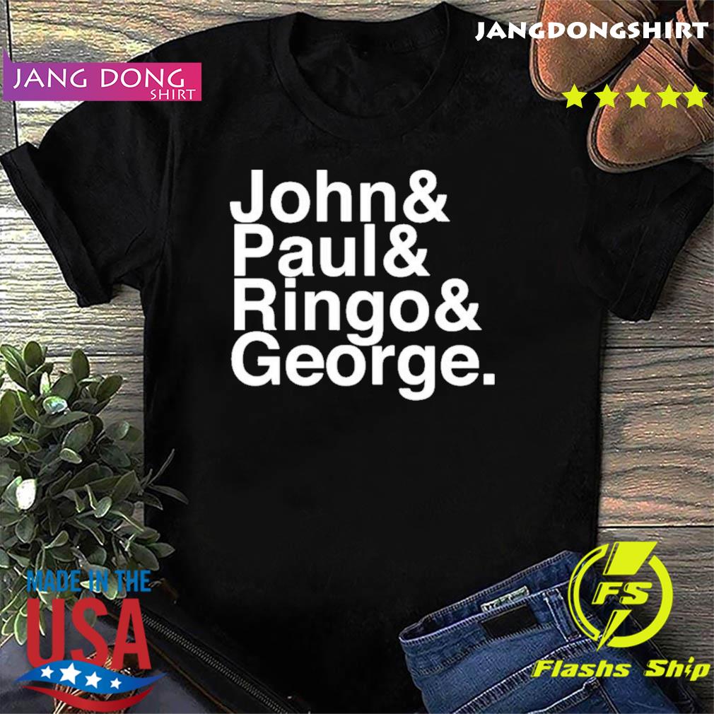 john paul ringo and george t shirt