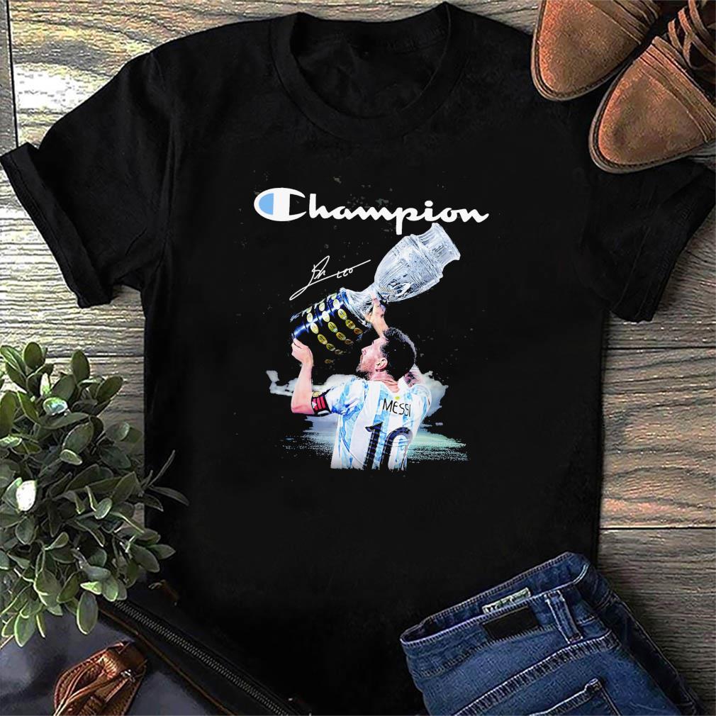 messi champion shirt