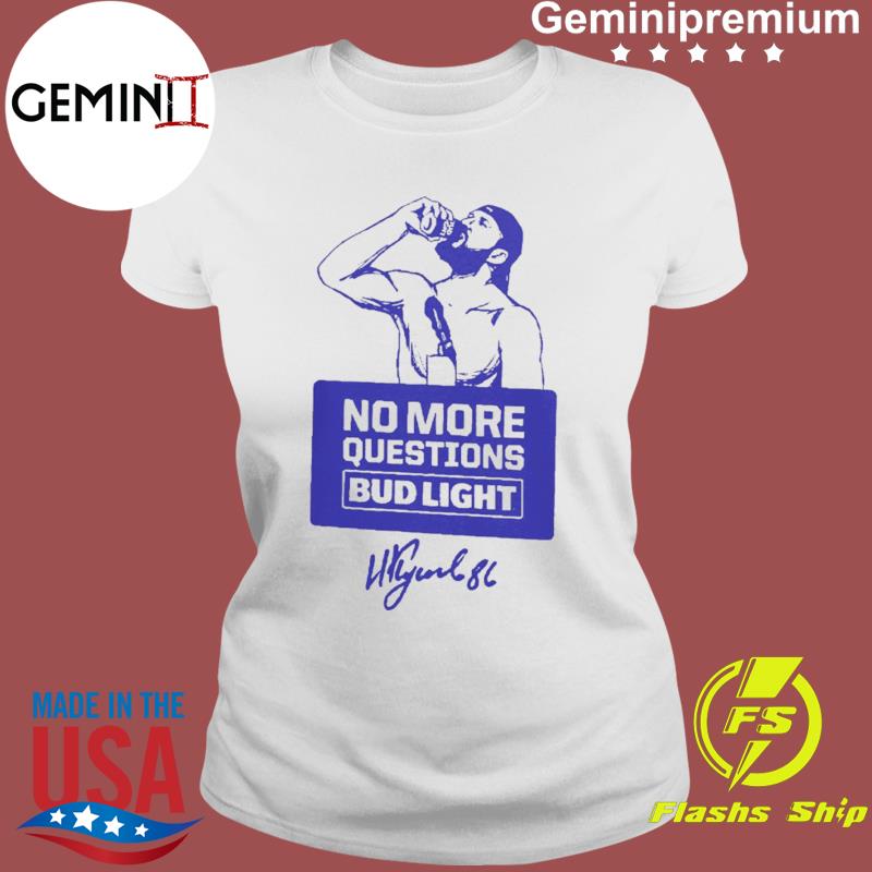 No More Questions Bud Light – Nikita Kucherov, Tampa Bay Lightning shirt -  Kingteeshop