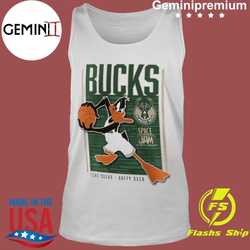 milwaukee bucks space jam shirt