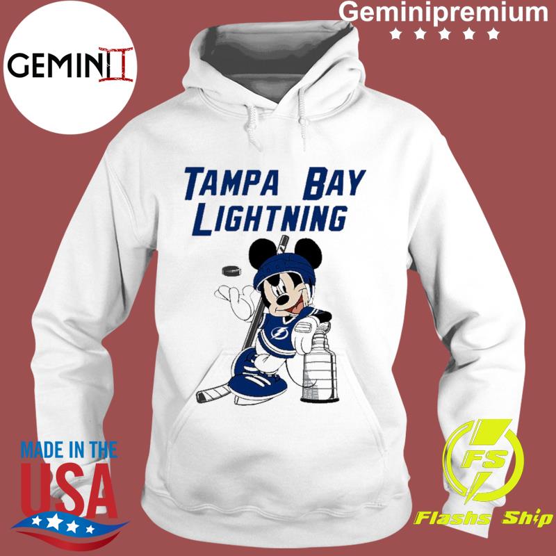 Mickey Tampa Bay Lightning With The Stanley Cup Hockey NHL Youth T-Shirt 