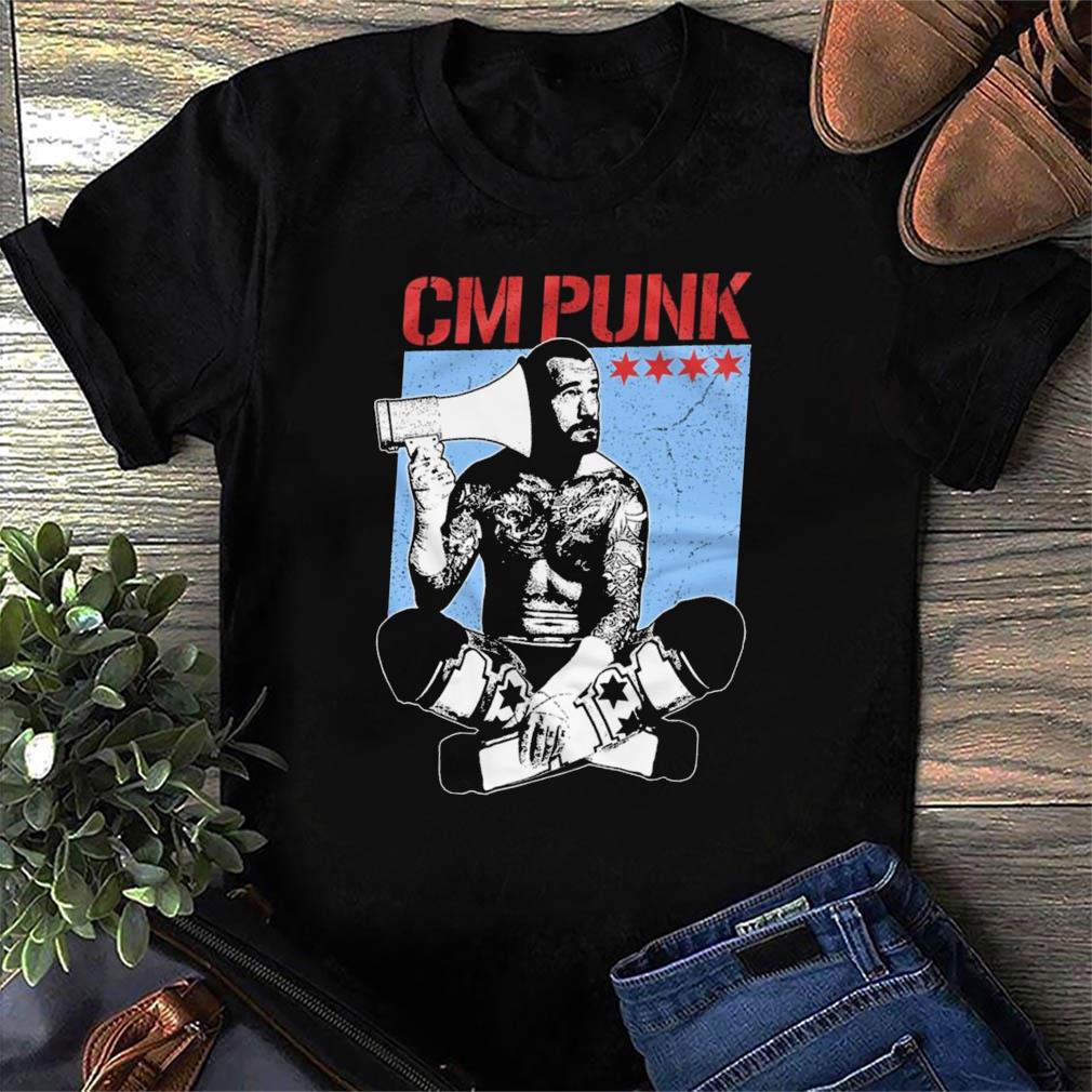 cm punk aew t shirt uk