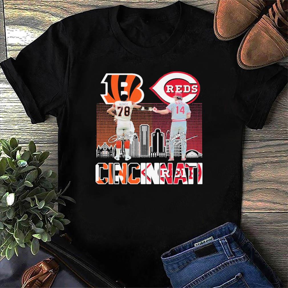 CincinnatI city cincinnatI bengals and cincinnatI reds baseball shirt,  hoodie, sweater, long sleeve and tank top