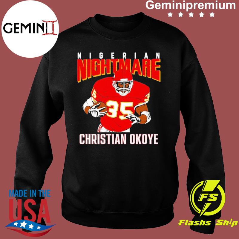 Nigerian Nightmare Christian Okoye Black T-Shirt