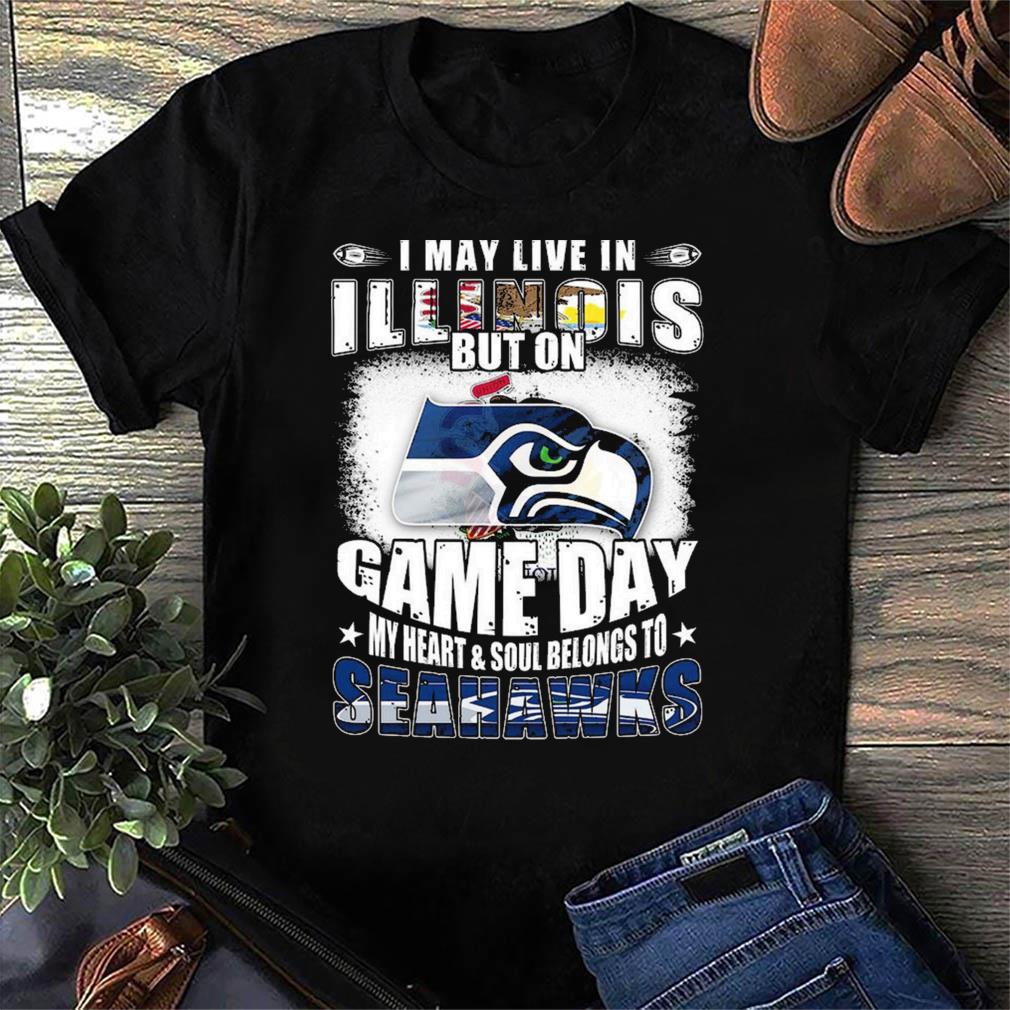 Official I May Live In Illinois But On Game Day My Heart