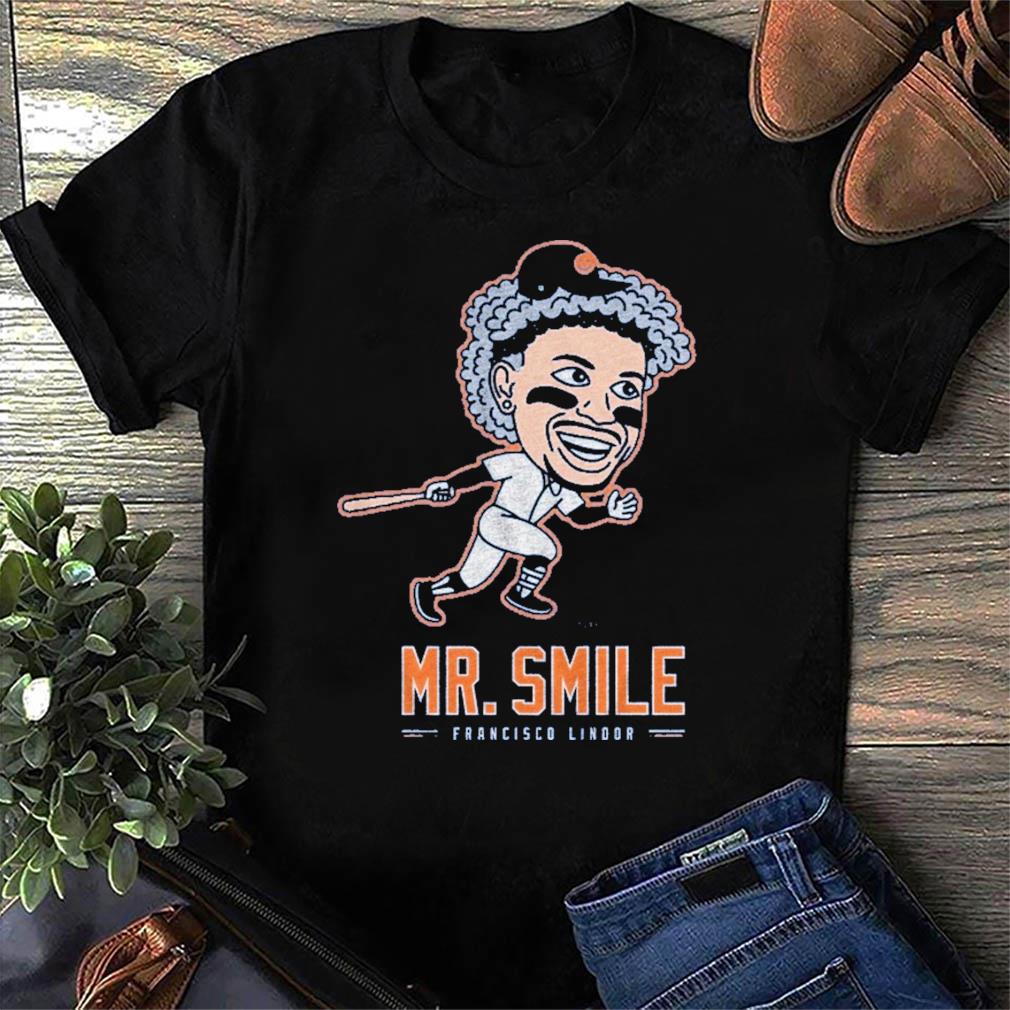 Mr. Smile Francisco Lindor T-shirt (LADIES)