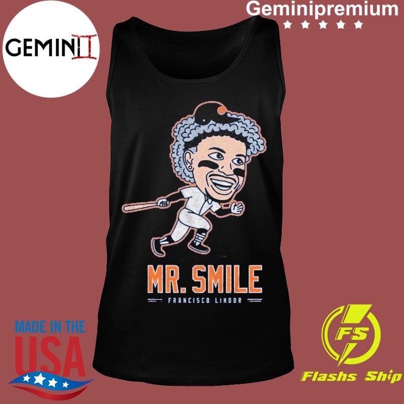 Mr. Smile Francisco Lindor T-shirt (LADIES)