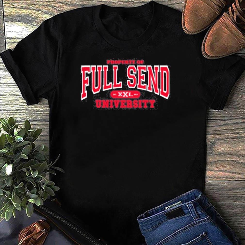 full send university shirt