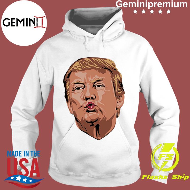 Trump shop face hoodie