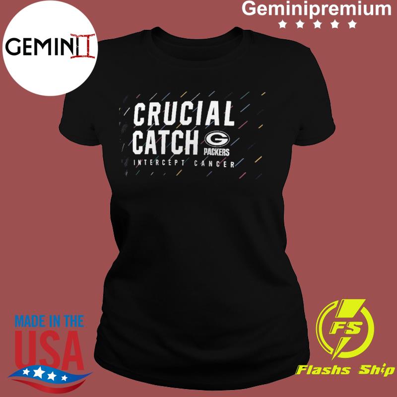 Packers 2021 Crucial Catch Intercept Cancer Shirt, hoodie, tank top,  sweater and long sleeve t-shirt