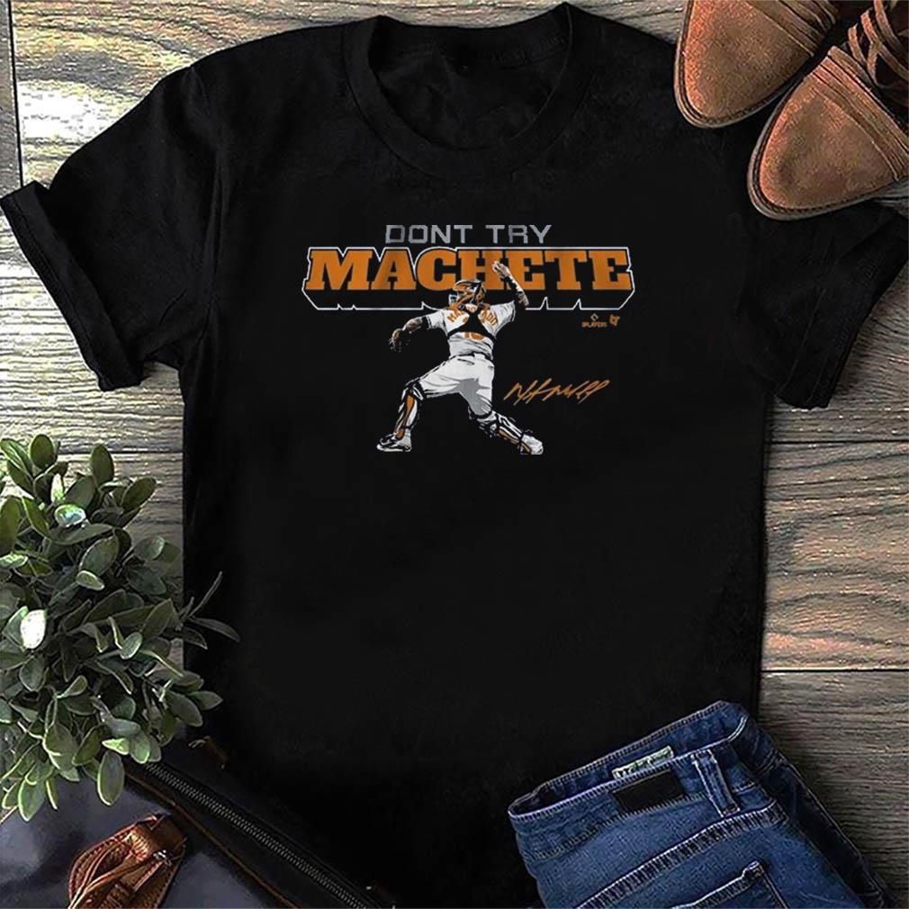 Official Martín Maldonado Don't Try Machete Houston Astros shirt