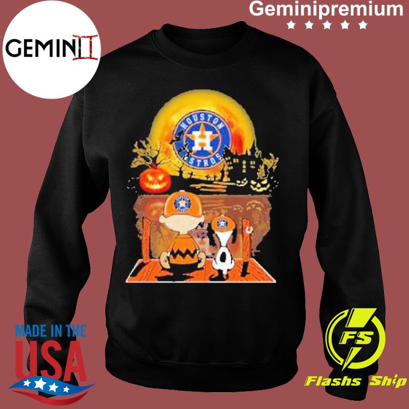 Peanuts time for Halloween and the love for Houston Astros logo shirt,  hoodie, sweater, long sleeve and tank top