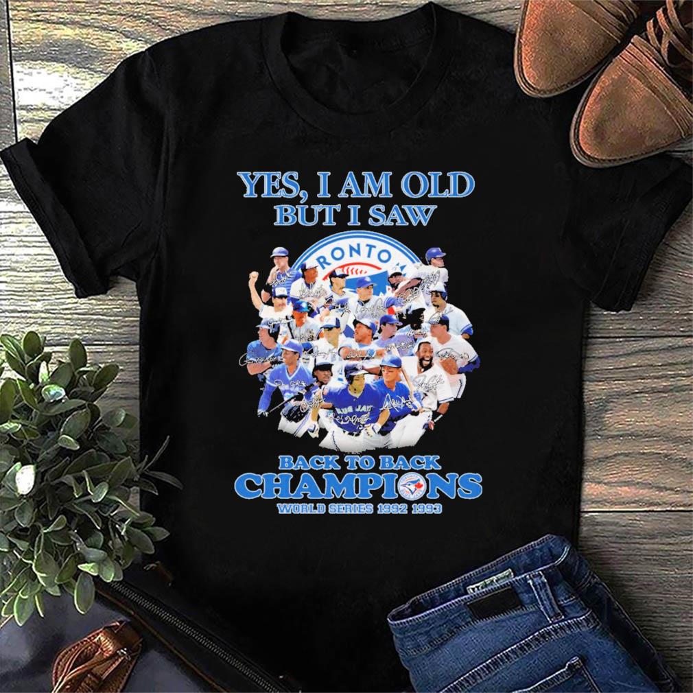 Baseball Team and Logo Toronto Blue Jays 1992-1993 World Series Champions  Shirt