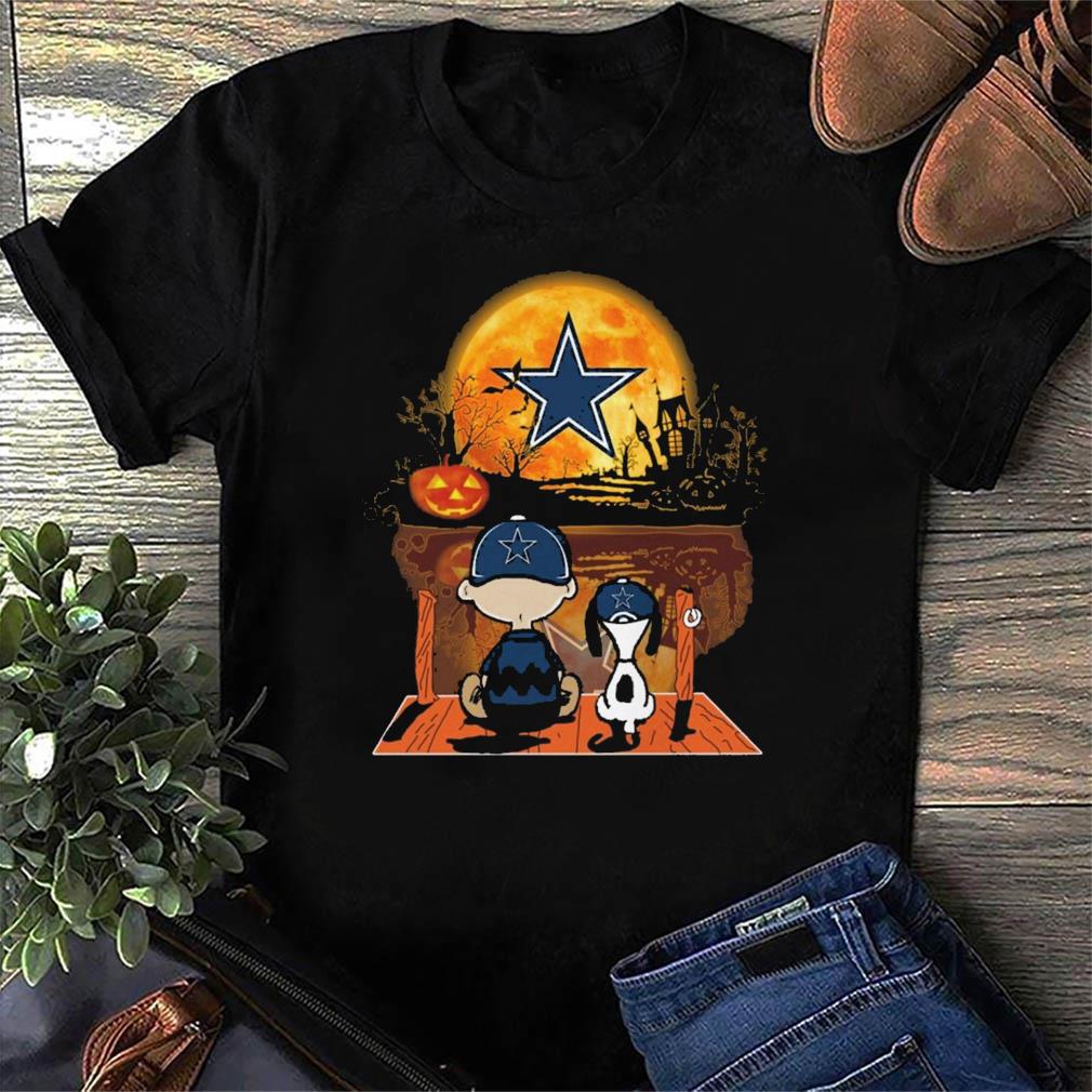 NFL, Shirts, Charlie Brown And Snoopy Watching Dallas Cowboys Halloween  Tee Shirt Men Women