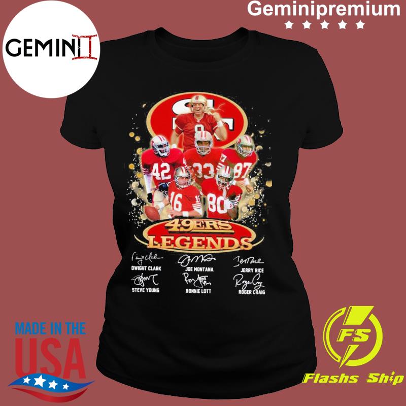 San Francisco 49ers Legends team signatures shirt, hoodie, sweater and  v-neck t-shirt