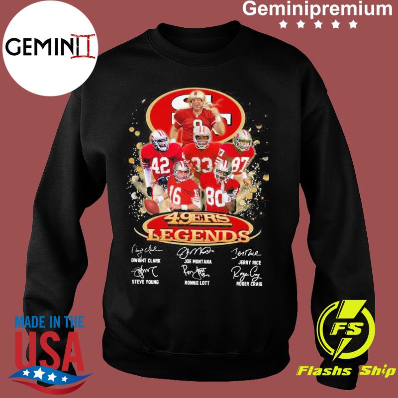 San Francisco 49ers Legends team signatures shirt, hoodie, sweater and  v-neck t-shirt