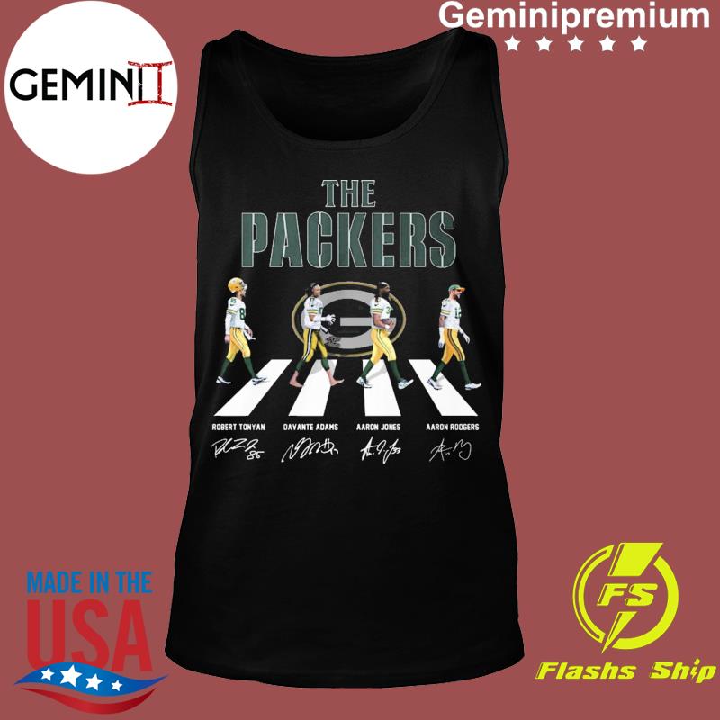 The Green Bay Packers Abbey Road signatures shirt football N.FL season tee