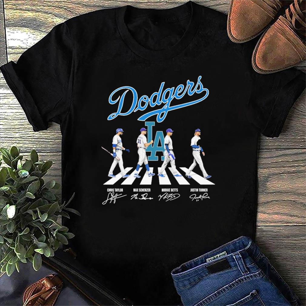 The Dodgers Abbey Road Signature T-Shirt t-shirt by To-Tee