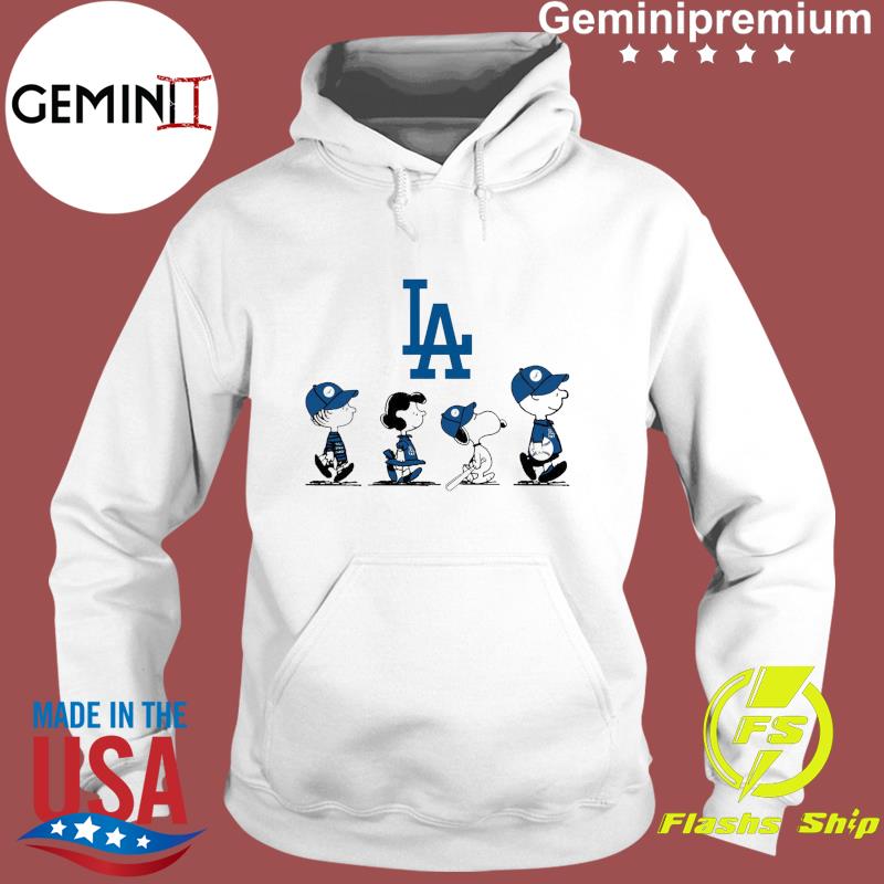 The Peanuts Character Charlie Brown And Snoopy Walking Los Angeles Dodgers  Shirt, hoodie, sweater, long sleeve and tank top