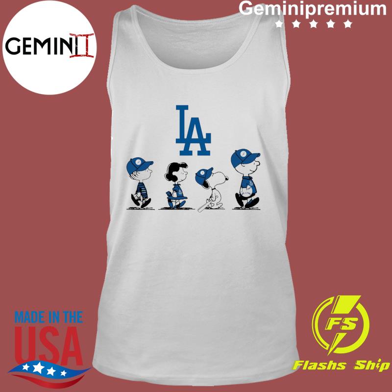 The Peanuts Character Charlie Brown And Snoopy Walking Los Angeles Dodgers  Shirt, hoodie, sweater, long sleeve and tank top