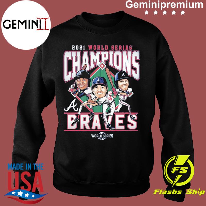 2021 World Series Champions Atlanta Braves Teams Cartoon Shirt