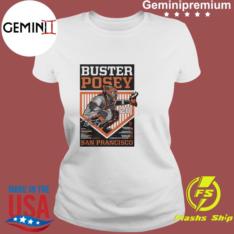 Buster Posey 28 San Francisco Giants signature shirt, hoodie