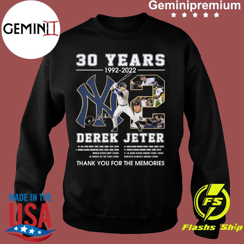 New York Yankees Hall of Fame Derek Jeter 1995-2014 signature thank you for  the memories t-shirt by To-Tee Clothing - Issuu