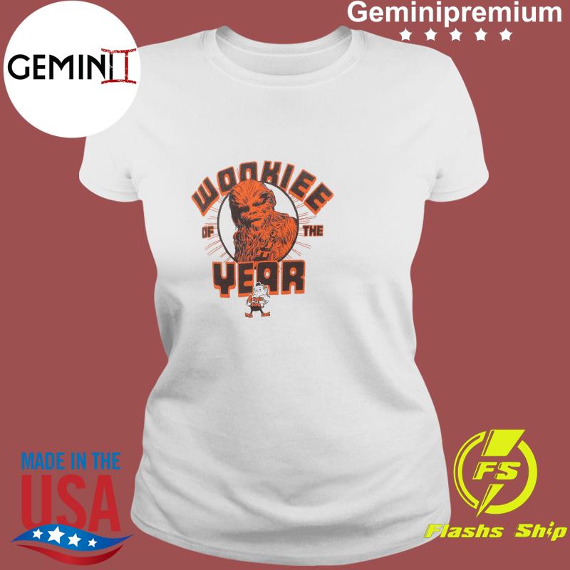 Cleveland Browns Junk Food Star Wars Wookie Of The Year T-Shirt, hoodie,  sweater, ladies v-neck and tank top