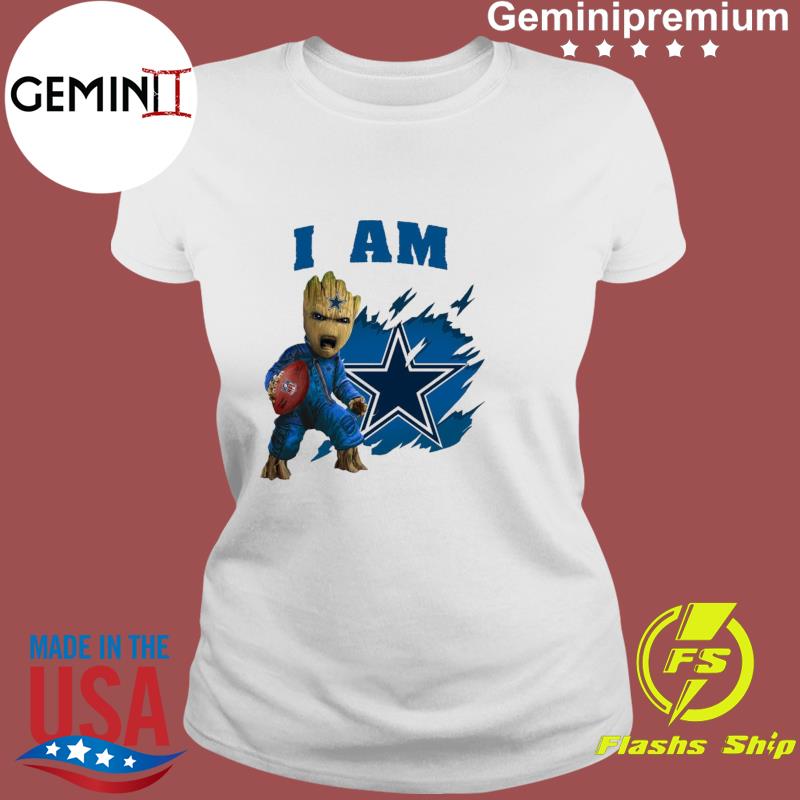 I Am Groot Dallas Cowboys Shirt - High-Quality Printed Brand