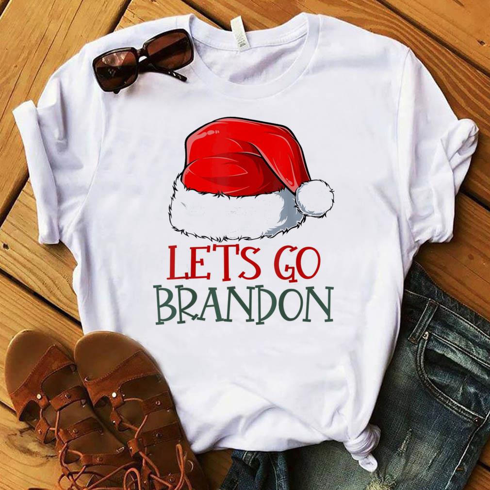 Lets Go Brandon Christmas Santa Hat Let S Go Brandon Xmas Tee Shirt Geminipremium