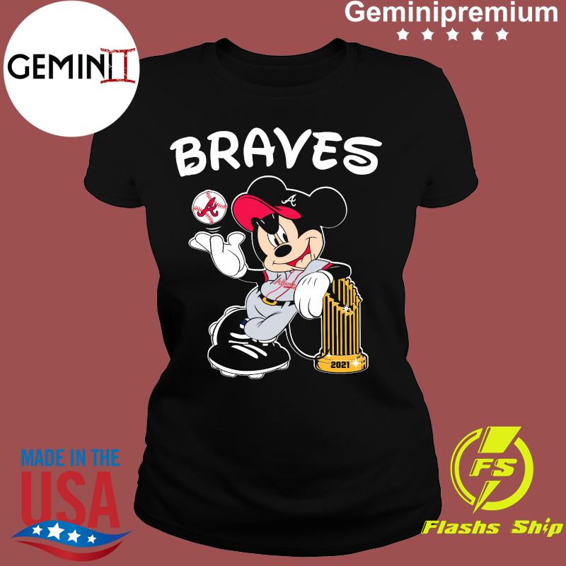 Atlanta Braves Mickey World Series Champions 2021 Unisex T-Shirt