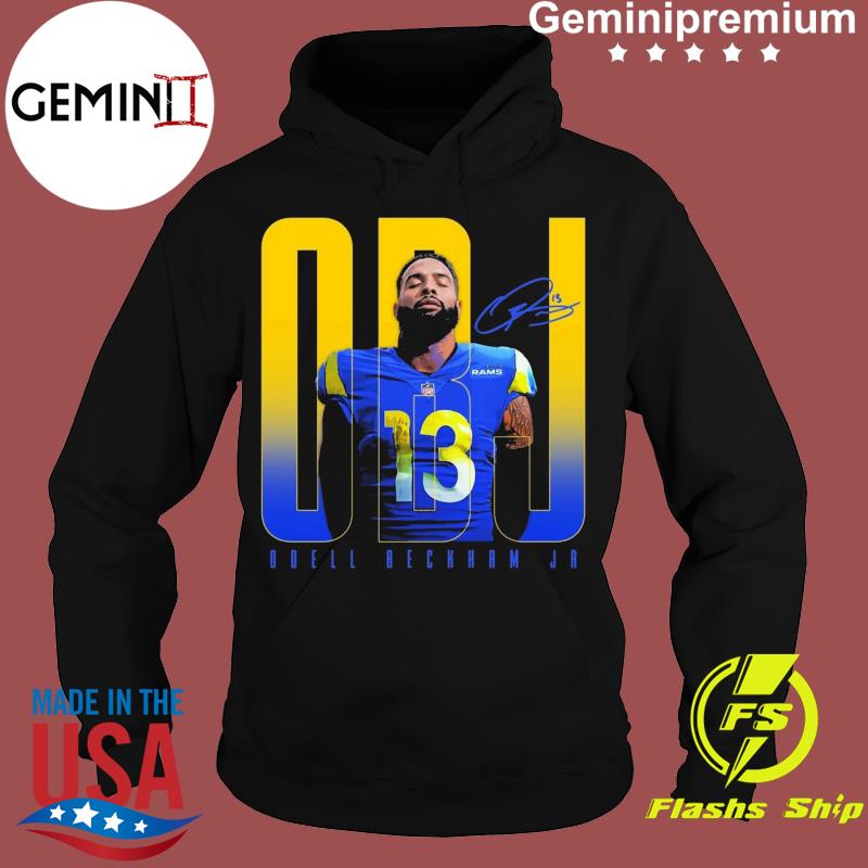 Odell Beckham Jr Los Angeles Rams Signature T-Shirt, hoodie, sweater, long  sleeve and tank top