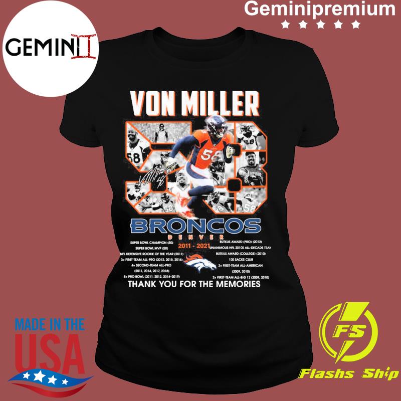 Von Miller Denver Broncos Vintage 2022 Shirt, hoodie, sweater