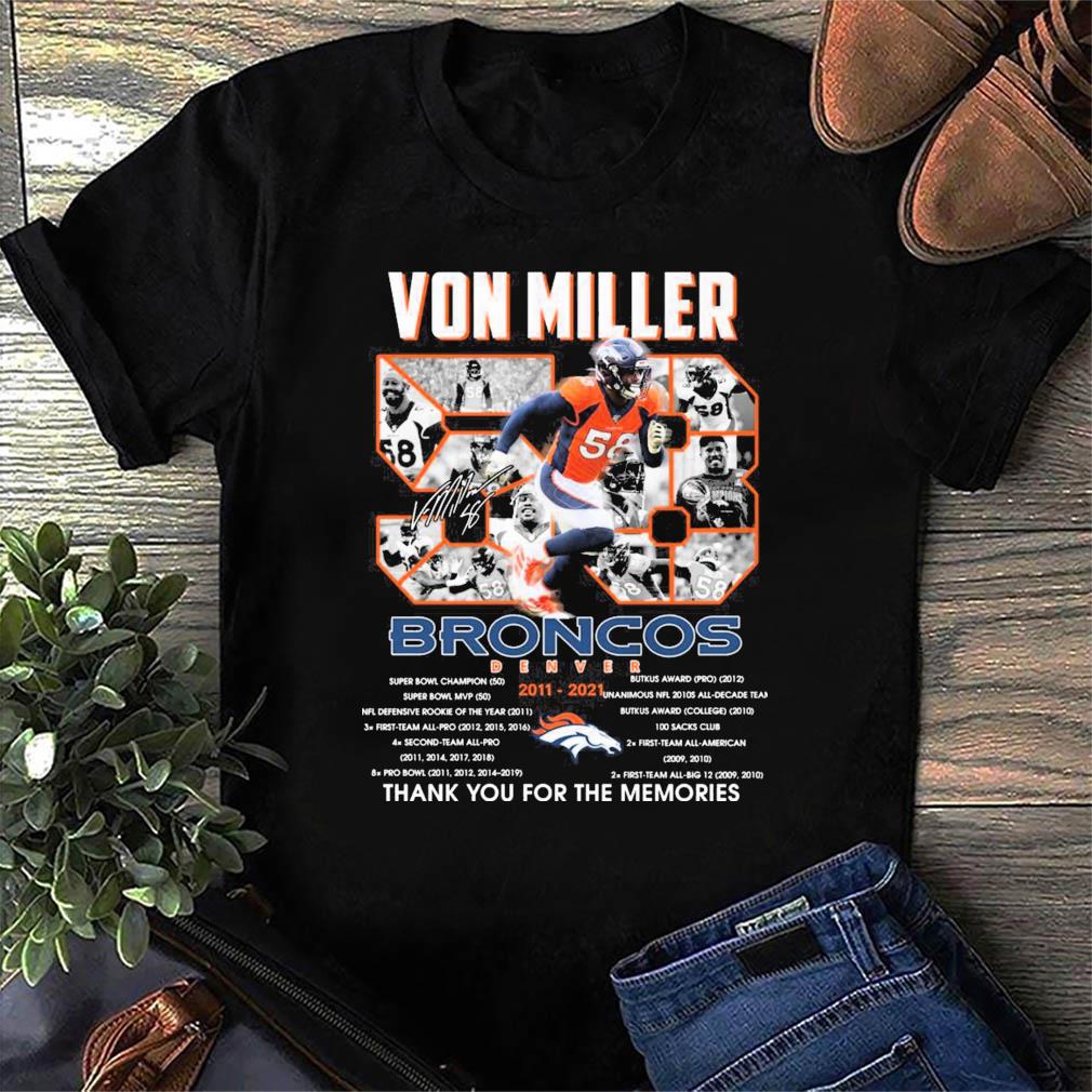 Von Miller Denver Broncos Vintage 2022 Shirt