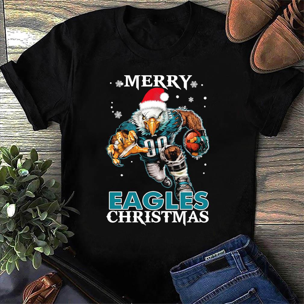 Philadelphia Eagles Santa Hat Merry Eagles Christmas Shirt, hoodie