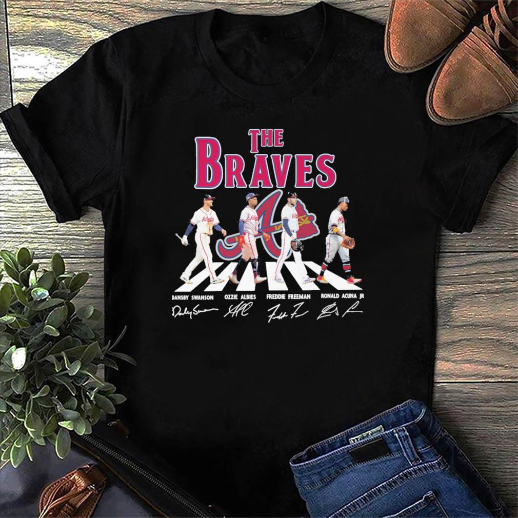 The Atlanta Braves Teams Abbey Road Signatures T-shirt, hoodie, sweater,  ladies v-neck and tank top