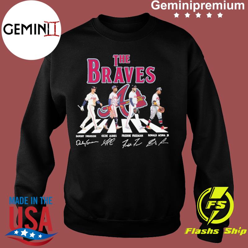 Atlanta Braves The Braves Abbey Road signatures shirt, hoodie, sweater,  longsleeve t-shirt