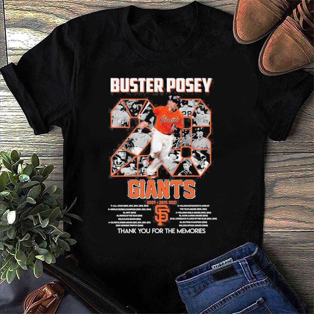 Thank you Buster Posey signature T-shirt, hoodie, sweatshirt and tank top