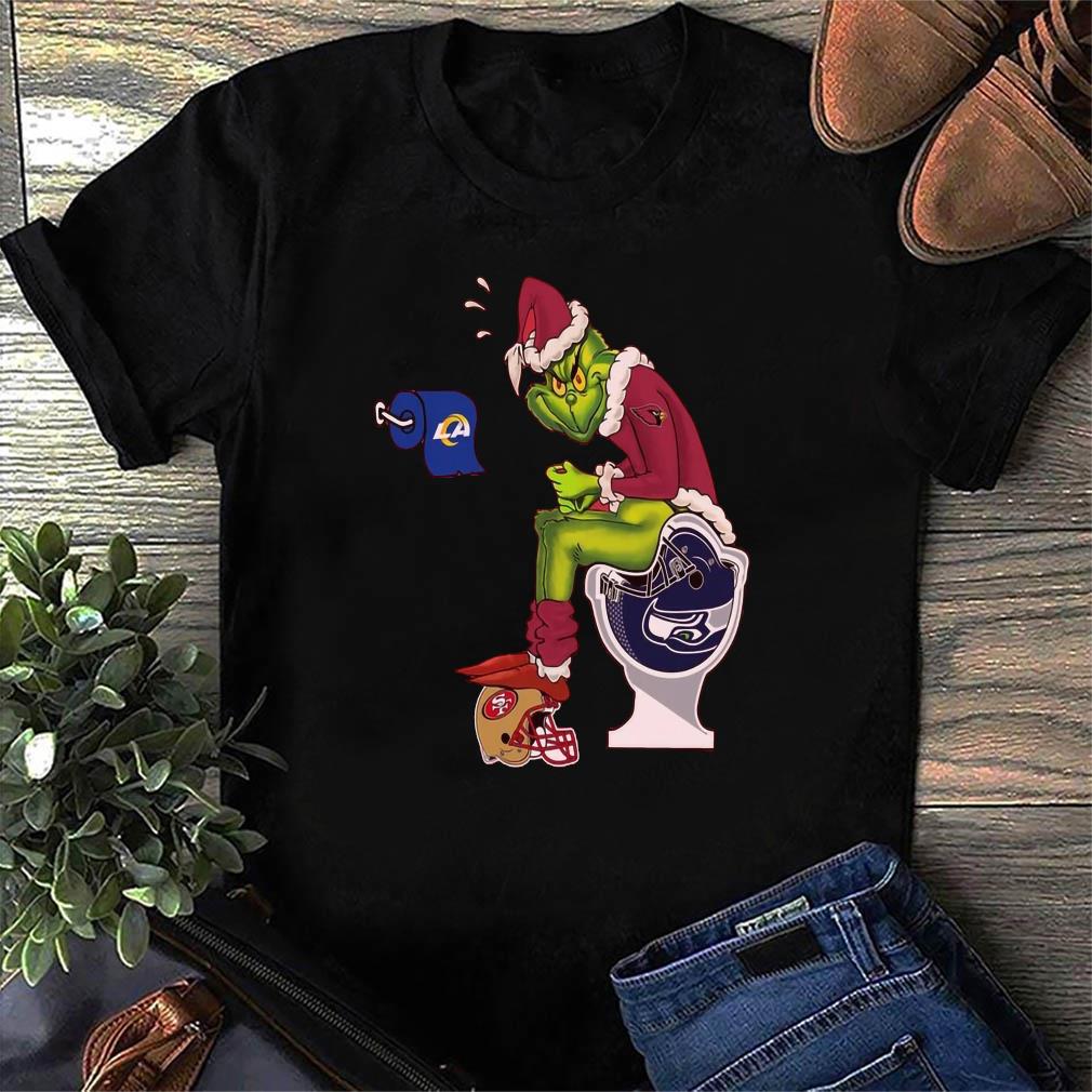 Grinch Seattle Seahawks San Francisco 49ers Arizona Cardinals shirt