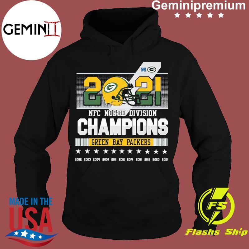 NFC north division champions Green Bay Packers 2021 shirt, hoodie, sweater  and v-neck t-shirt