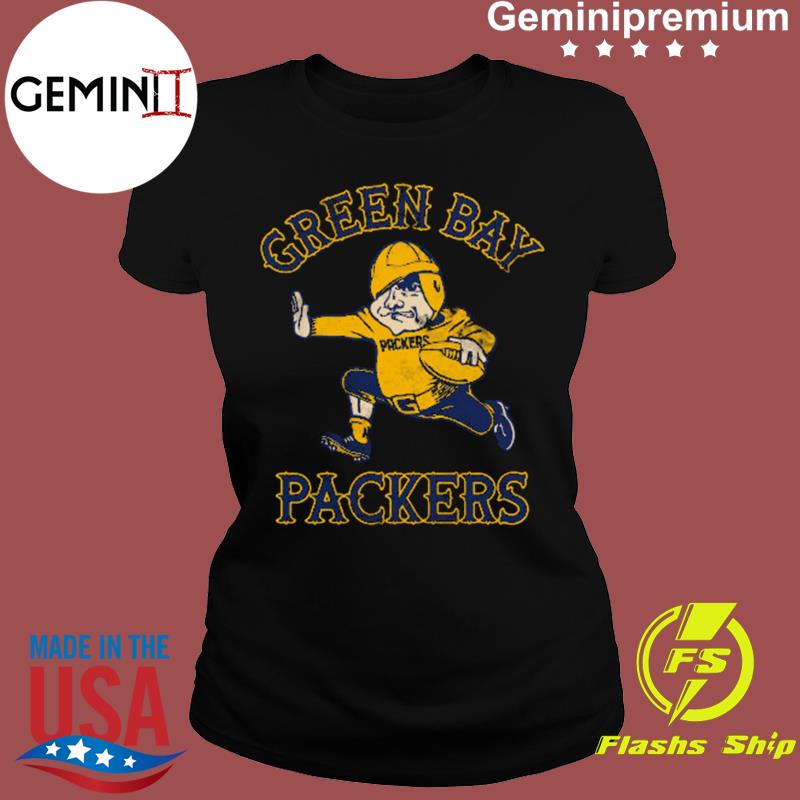 Green Bay PACKERS Upcycled Throwback Crop Top 12 Acme T-shirt 